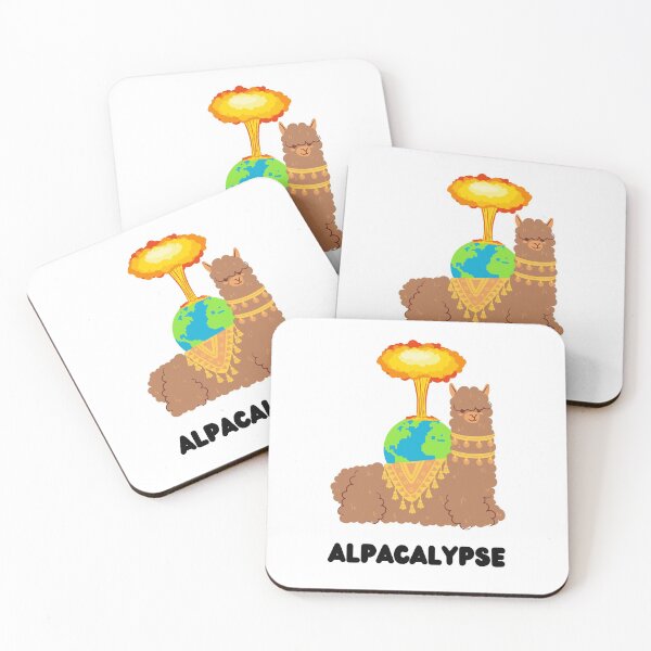 Item preview, Alpaca Apocalypse World Is Ending Llama designed and sold by ToastyBopShop.