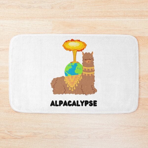 Item preview, Alpaca Apocalypse World Is Ending Llama designed and sold by ToastyBopShop.