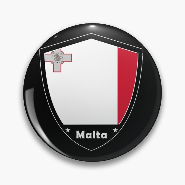 Artikelvorschau, Malta Flaggenabzeichen entworfen und verkauft von Gina-Driada.