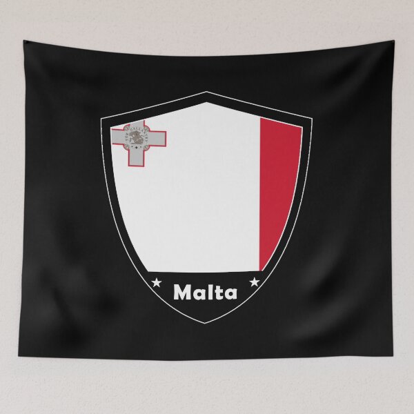 Item preview, Malta Flag Badge designed and sold by Gina-Driada.