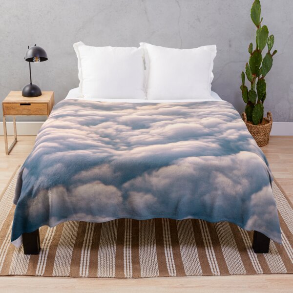 Item preview, Baby pink and blue cotton candy summer clouded sky designed and sold by N' ajjer.