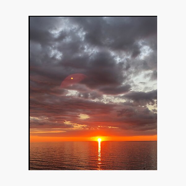 Item preview, Lake Erie sunset,lake erie life,lake life,Sunset lake,great lake sunset, Nature scene,Nature sunsets,Cottage scene,cottage sky,metal photo prints,picture on metal,metal art prints,metal picture prints designed and sold by eyesight4vision.