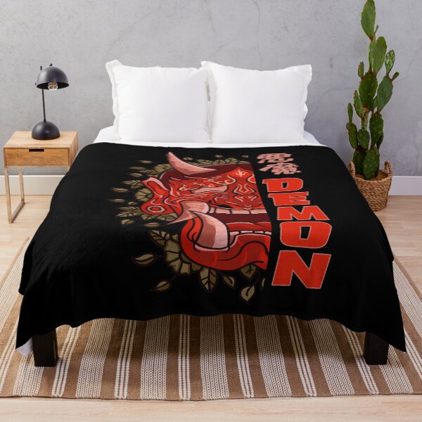 Item preview, Japanese Horned Demon Flower Skull Devil oni Harajuku Aesthetic designed and sold by 9ine9.