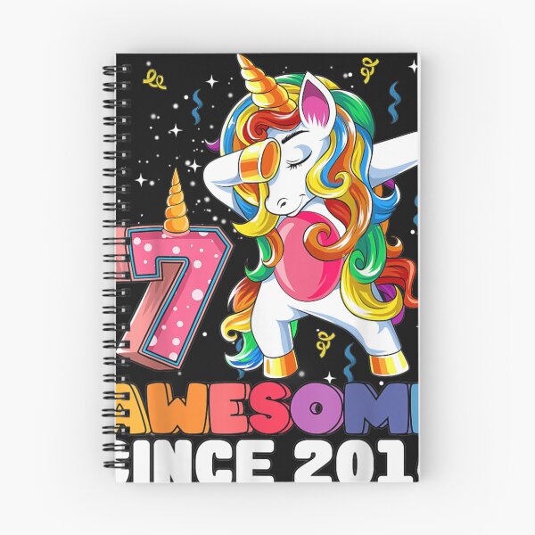 Item preview, Awesome Dabbing Unicorn Birthday 7 Year Old designed and sold by Kingpoew.