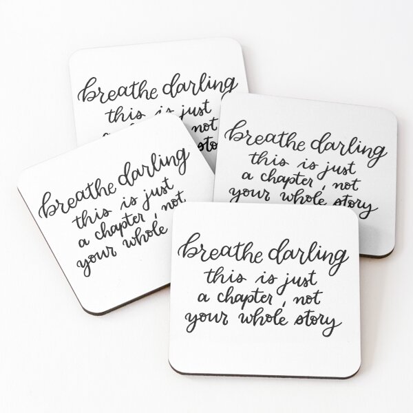 Item preview, Breathe Darling this is just a chapter, not your whole story designed and sold by Arikaa.