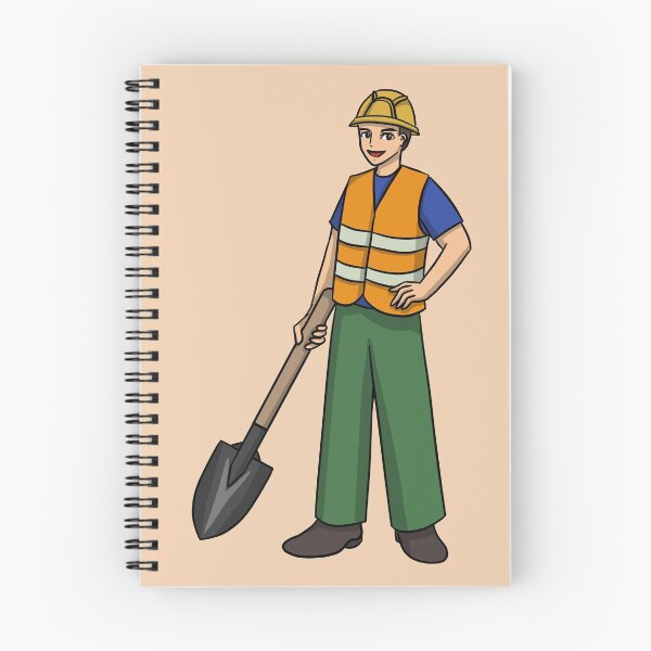 Item preview, Young tradie holding a shovel designed and sold by HeatherPhn.