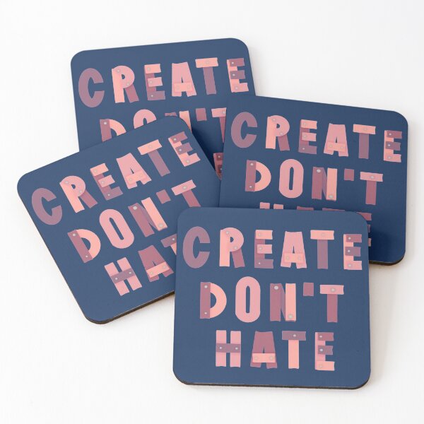 Item preview, Create don’t hate artist quote nails designed and sold by Shus-arts.