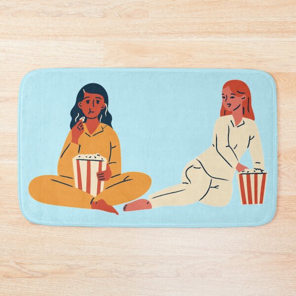 Item preview, Friends Having a Sleep Over and Eating Popcorn designed and sold by Artisan-Gallery.