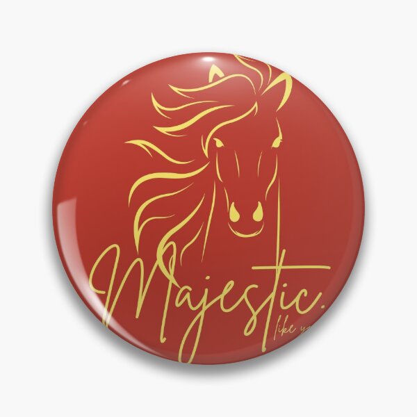 Item preview, Red Yellow "Majestic ... like you" Horse  designed and sold by Dream Big! by E. H..