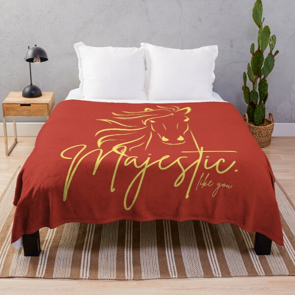 Item preview, Red Yellow "Majestic ... like you" Horse  designed and sold by Dream Big! by E. H..
