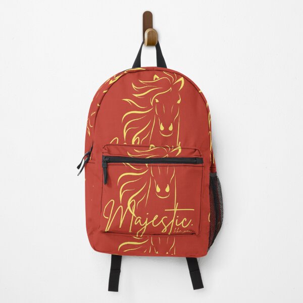Item preview, Red Yellow "Majestic ... like you" Horse  designed and sold by Dream Big! by E. H..