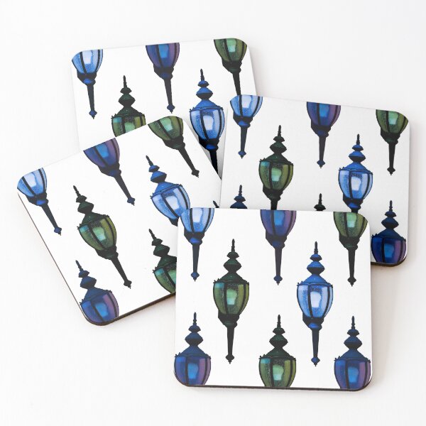 Item preview, Lamp Post Cool Colors designed and sold by Designs By YL.
