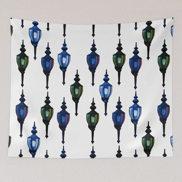Item preview, Lamp Post Cool Colors designed and sold by Designs By YL.