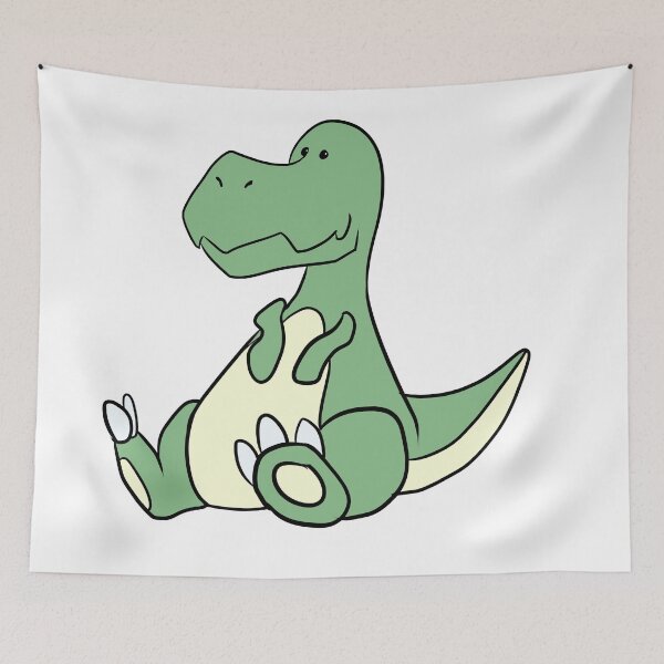 Item preview, cute chibi dinosaur designed and sold by ZoruCreations.