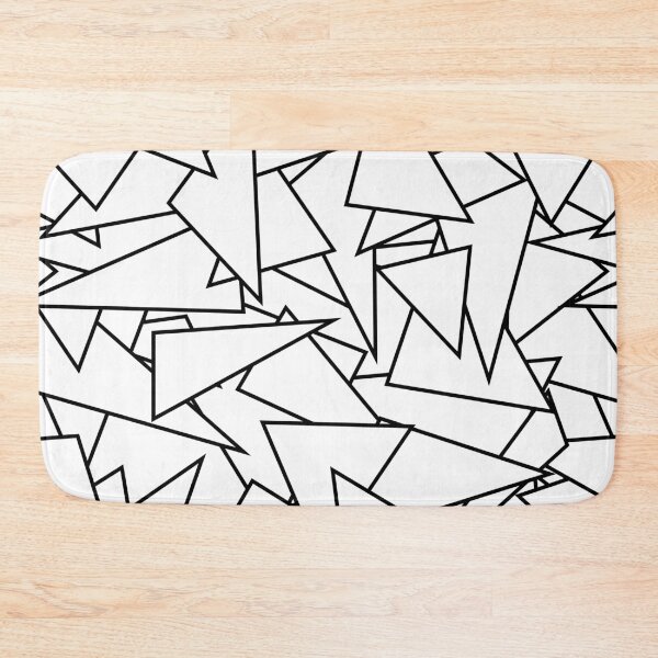 Item preview, Triangles Pattern | Black and White designed and sold by Edgy--Girl.