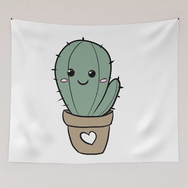 Item preview, cute chibi cactus designed and sold by ZoruCreations.