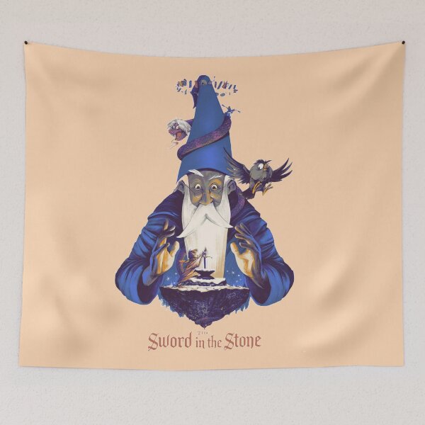 Item preview, The stone in the sword cartoon merchandise designed and sold by Sovik Goswami.