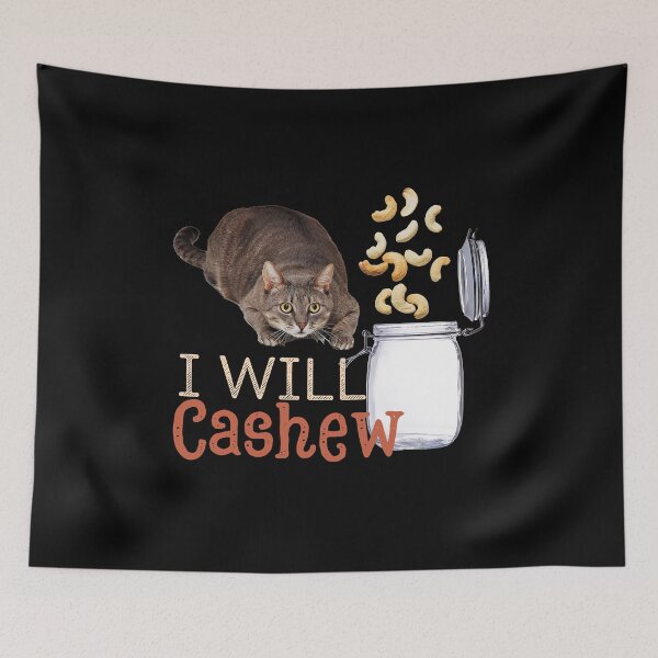 Item preview, I Will Cashew (Tabby Cat) designed and sold by leBoosh-Designs.