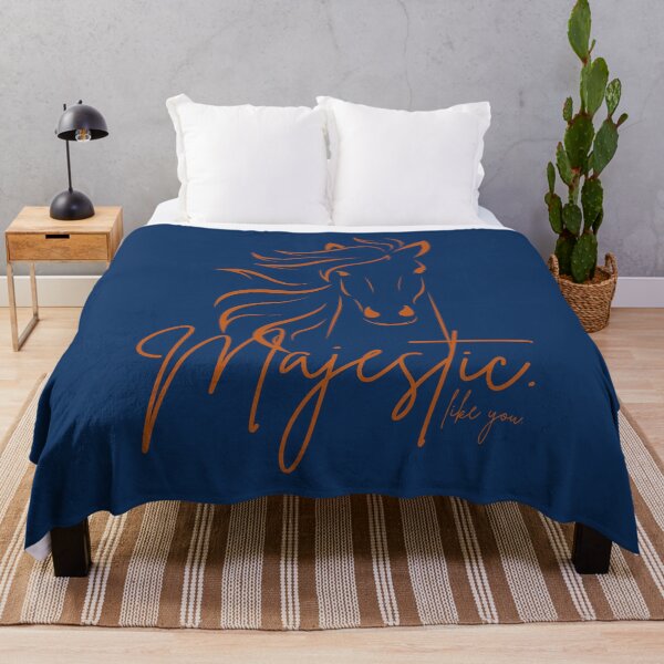 Item preview, Blue Orange "Majestic ... like you" Horse  designed and sold by Dream Big! by E. H..