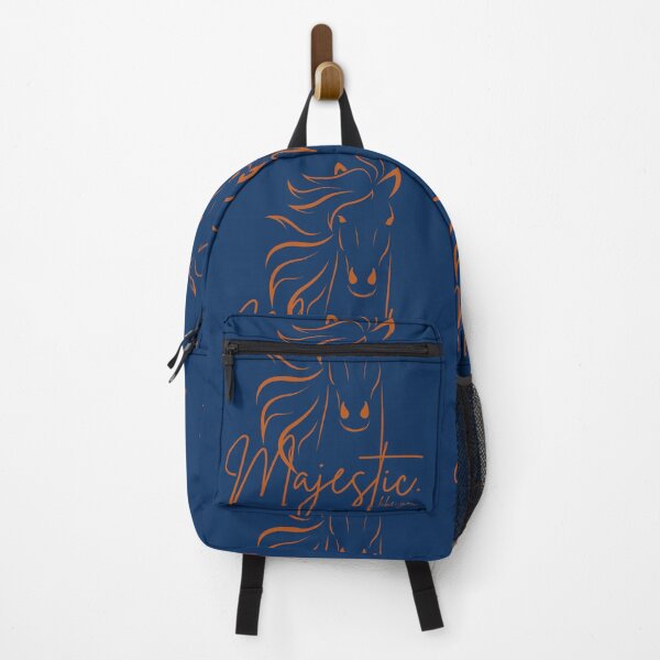 Item preview, Blue Orange "Majestic ... like you" Horse  designed and sold by Dream Big! by E. H..