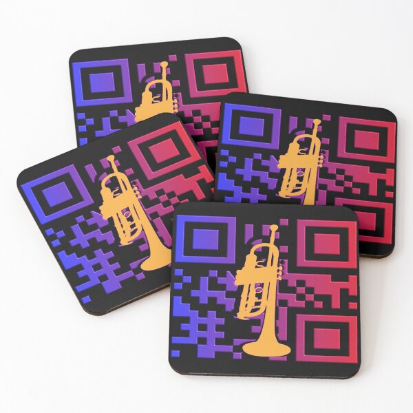 Aperçu de l'œuvre TA TROMPETTE POUR TOUJOURS - SCANNE-MOI - GÉNÉRATEUR DE CODES QR créée et vendue par Ralek.