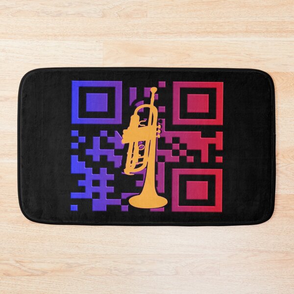 Aperçu de l'œuvre  TA TROMPETTE POUR TOUJOURS - SCANNE-MOI - GÉNÉRATEUR DE CODES QR créée et vendue par Ralek.