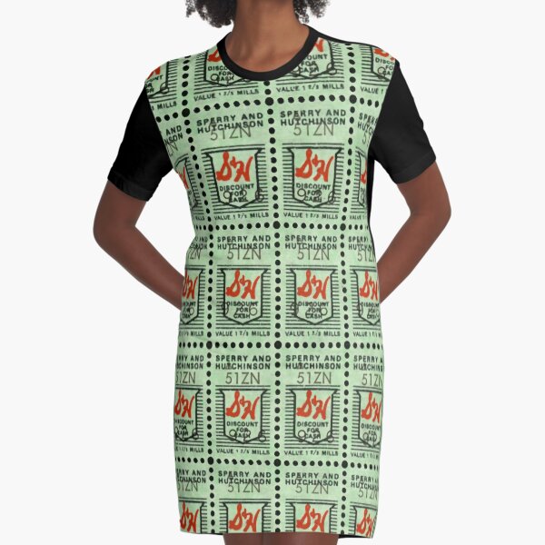S & H Green Stamps T-Shirt Kleid