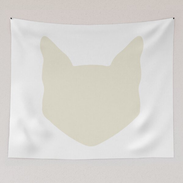 Item preview, Light Yellow Cat Head designed and sold by Lilbel.