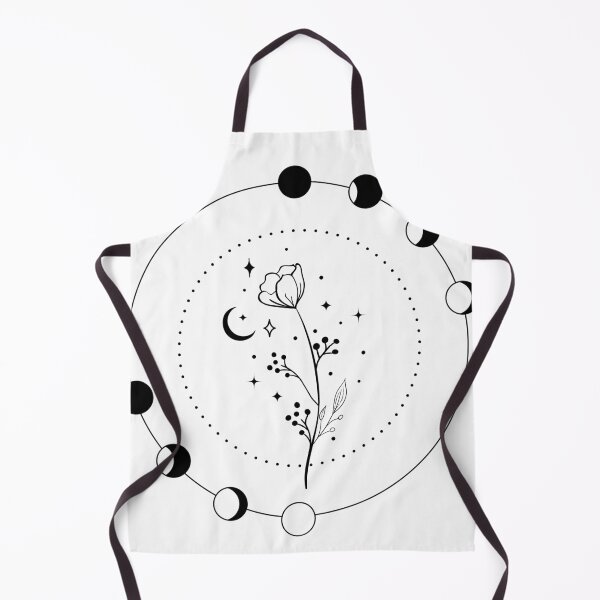 Item preview, Floral Witchy Moon Phase designed and sold by LoopyGalaxy.