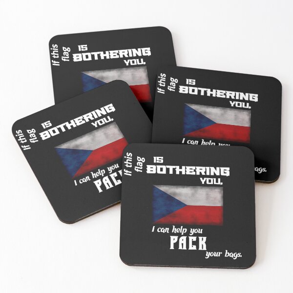Item preview, Czech flag - pack your bags designed and sold by 2Girls1Shirt.
