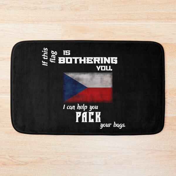 Item preview, Czech flag - pack your bags designed and sold by 2Girls1Shirt.