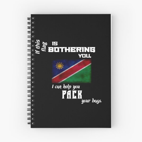 Item preview, Namibian flag - pack your bags designed and sold by 2Girls1Shirt.