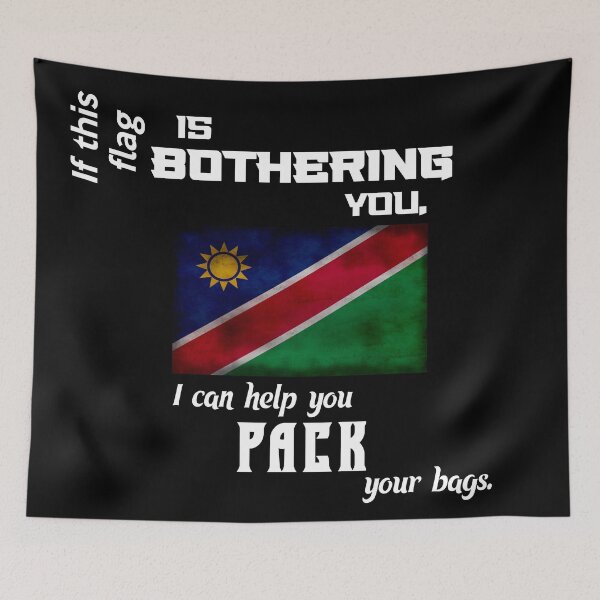 Item preview, Namibian flag - pack your bags designed and sold by 2Girls1Shirt.