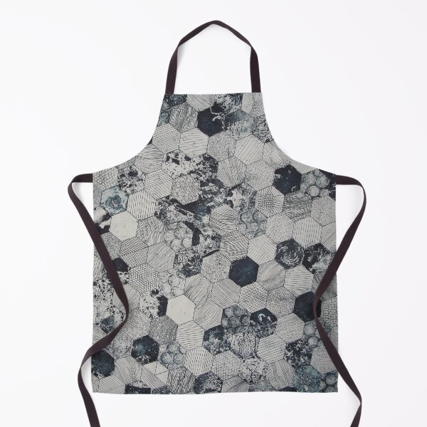 Item preview, black grey blue mosaic abstract designed and sold by N' ajjer.