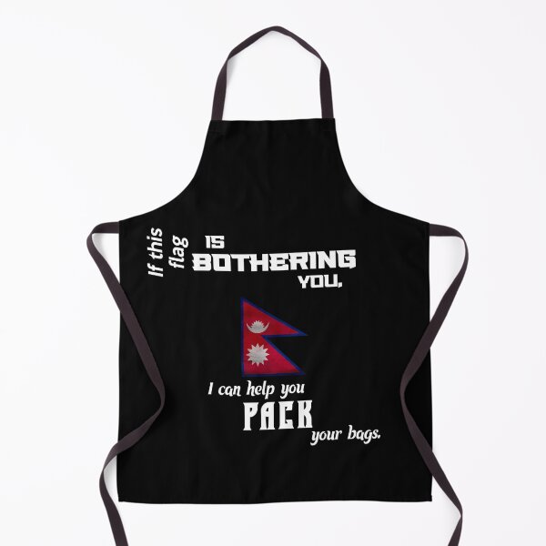 Item preview, Nepalese flag - pack your bags designed and sold by 2Girls1Shirt.