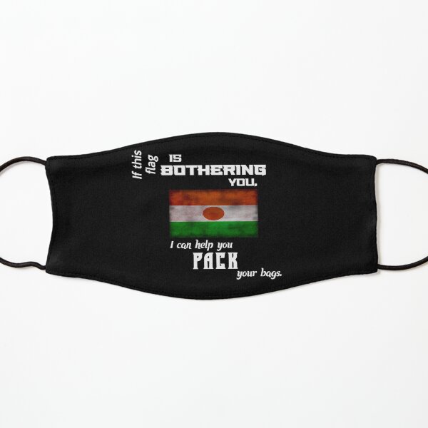 Nigerian flag - pack your bags Kids Mask