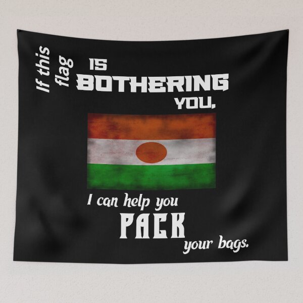 Item preview, Nigerian flag - pack your bags designed and sold by 2Girls1Shirt.