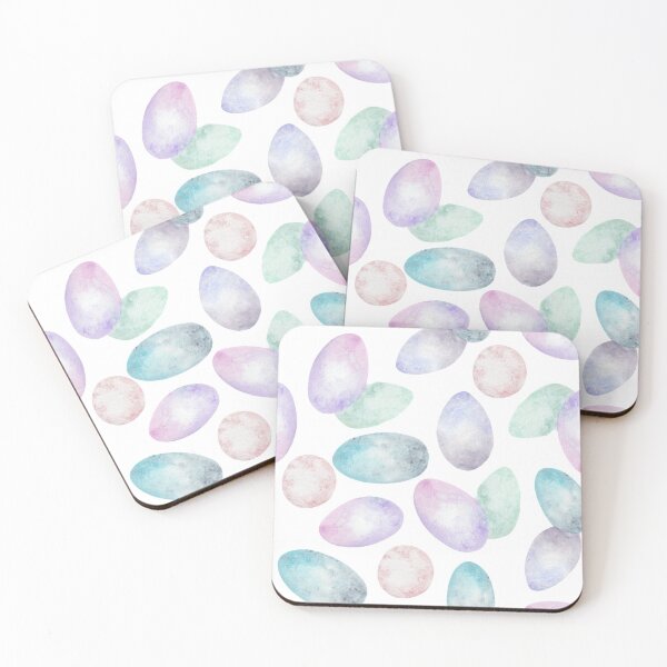 Item preview, Pastel Eggs Abstract Pattern designed and sold by paintingbetween.