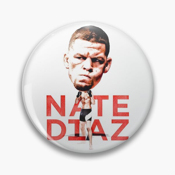 Item preview, Nate Diaz Bobblehead Cartoon designed and sold by SavageRootsMMA.