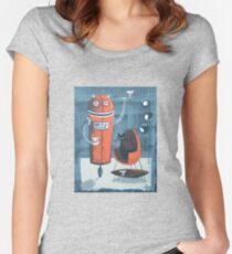 Robo-Tini Women's Fitted Scoop T-Shirt