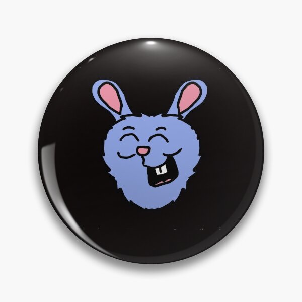 Item preview, Laughing Blue Bunny Head  designed and sold by Eric-A-Allen.