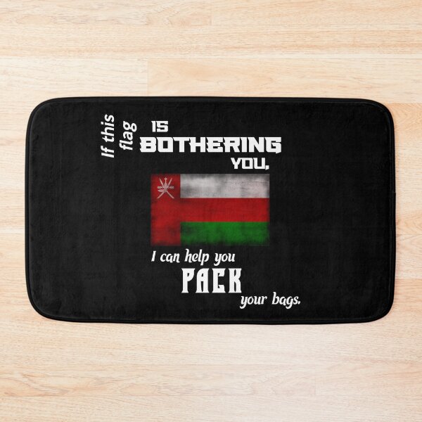Item preview, Omani flag - pack your bags designed and sold by 2Girls1Shirt.