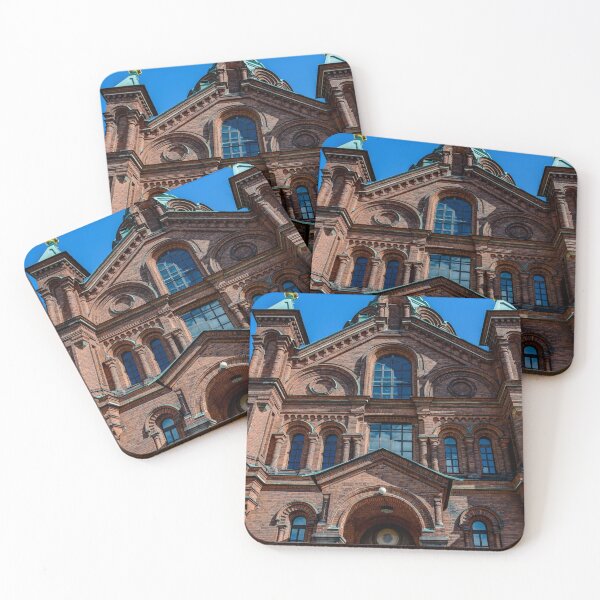 Item preview, Uspenski Cathedral with green domes and golden crosses designed and sold by lena-maximova.