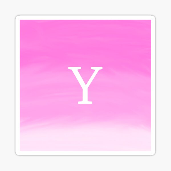 Item preview, Letter Y Soft Pink designed and sold by TheMonogramShop.