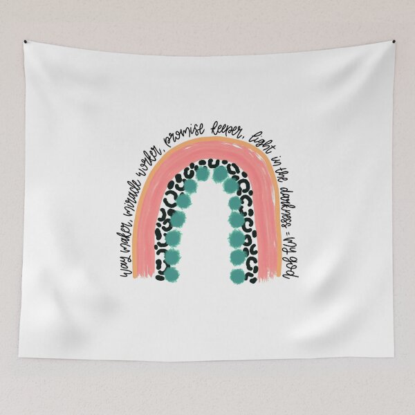 Item preview, Way Maker- Peach Rainbow  designed and sold by MaggieEDoodles.
