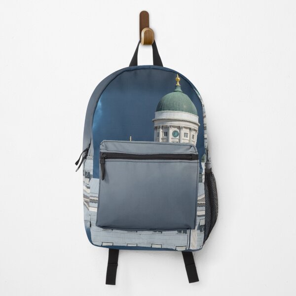 Item preview, Main green dome of white Helsinki Cathedral designed and sold by lena-maximova.