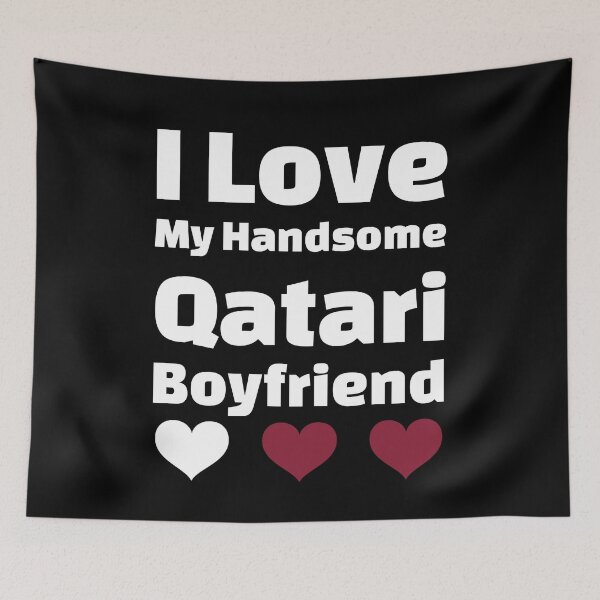 Item preview, I Love My Handsome Qatari Boyfriend - Qatar Boyfriend designed and sold by DiceNLDesigns.