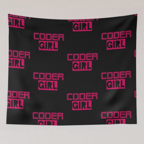 Item preview, Coder Girl Programming And Hacking designed and sold by ByTekk.