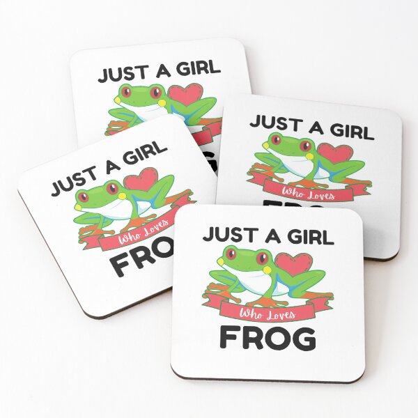 Item preview, Just A Girl Who Loves Frog designed and sold by momsnpops.