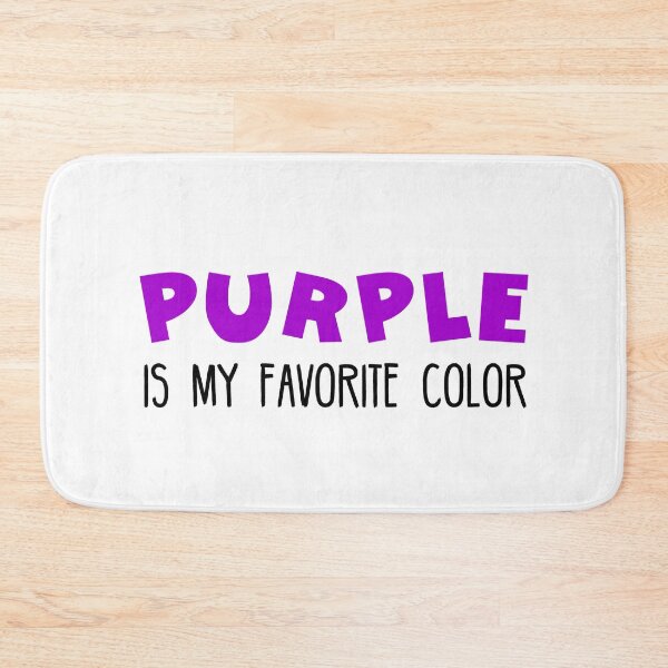 Item preview, Purple Is My Favorite Color designed and sold by Mooostickers.